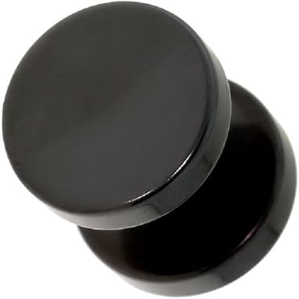 Fake Plug Piercing In Acciaio 316L - Diametro 5-18 Mm, Colori Nero, Argento, Oro Per Uomo E Donna - Foto 9