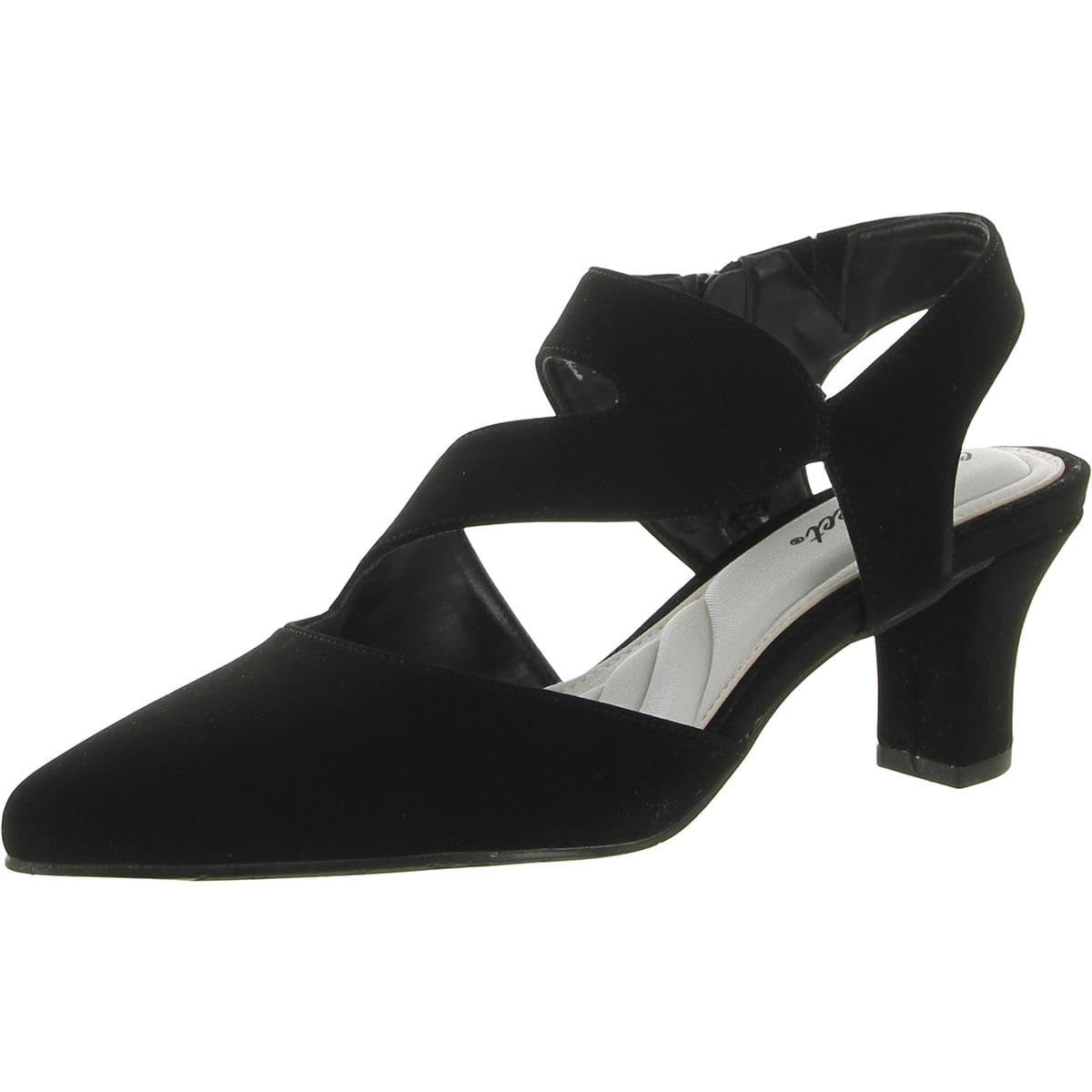 Easy Street Women's Venue Pump, Black Lamy/Gore, 5 UK