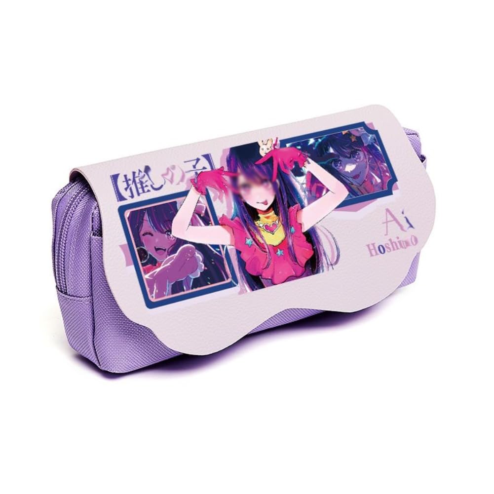MayDee Oshi Ko Pencil Case Anime Figure Large Capacity Pen Bag (A)