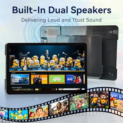 Image of HAMTYSAN 7'' Small HDMI Monitor 800x480 Raspberry Pi Screen with Case Second /Extend Screen for Raspberry Pi 5 /4 /3 Win11 /10 /8 /7, Plug & Play, Dual Speakers, Non-Touch