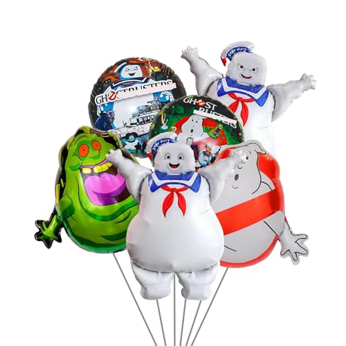 Gonii 6 PCS Ghost Ballons, Decoration Anniversaire, Ballon en Aluminium Ghost, Ghost Ballon Décoration, Ghost Ballons Anniversaire, Décoration de fête en ballon Pour...