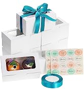10 set di scatole trasparenti per cupcake con 12 fori - Dozzina di scatole trasparenti per cupcake con inserto in cartone bianco - Scatola per muffin - Contenitori per bombe di cacao - Italia