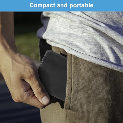 TNSLAND 2 Stück Kleines Notizbuch Tagebuch Taschennotizbuch Hardcover Notizbücher Dickes Pocket Notebook Notizblock A7 mit Markierungsbändern für Büroarbeiten 100 Seiten Schwarzes Leder