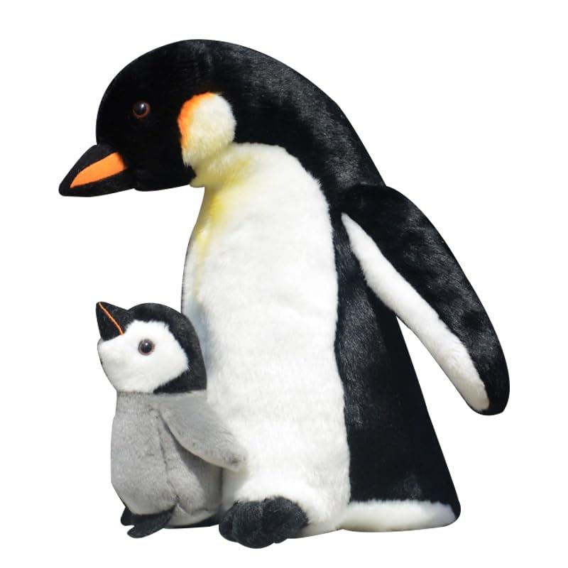Peluche pingouin empereur lavable et durable pour rassurer les enfants