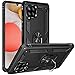 Fetrim Coque pour Galaxy A42 5G, Étui Antichoc Cover Anti Housse avec Bague Rotatif Support pour Samsung Galaxy A42 5G/M42 5G Noir