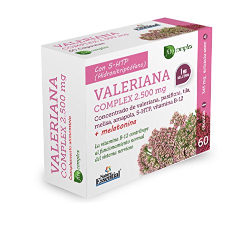 Nature Essential | Valeriana Complex 2.740 Mg | 60 Cápsulas | Ayuda Para Conciliar El Sueño | Relajante Natural | Pasiflora