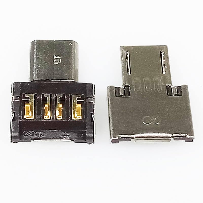100pcs/lot USB to Micro USB Male Plug OTG Adapter OTG Plug Jack Converter for Android Smartphone Tablet PC