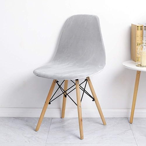 Miniatura 6 de HANASE 1pcs 34 Colors Seat Cover Shell Shape Chair Covers Polar Fleece Fabric Armless Chair Slipcover for Banquet Home Hotel Seat CaseMECamel1pcs