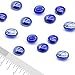 GasSaf Blue Fire Glass Beads for Outdoor Fire Pit, Fireplace, Replaces Existing Gas Logs & Lava Rocks, 3/4 Inch Glass(10 Pound)(Cobalt Blue)