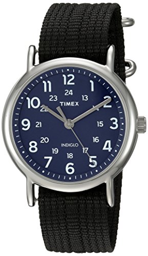 Timex (�^�C���b�N�X) ���j�Z�b�N�X Weekender 38mm �r���v �u���b�N/�u���[