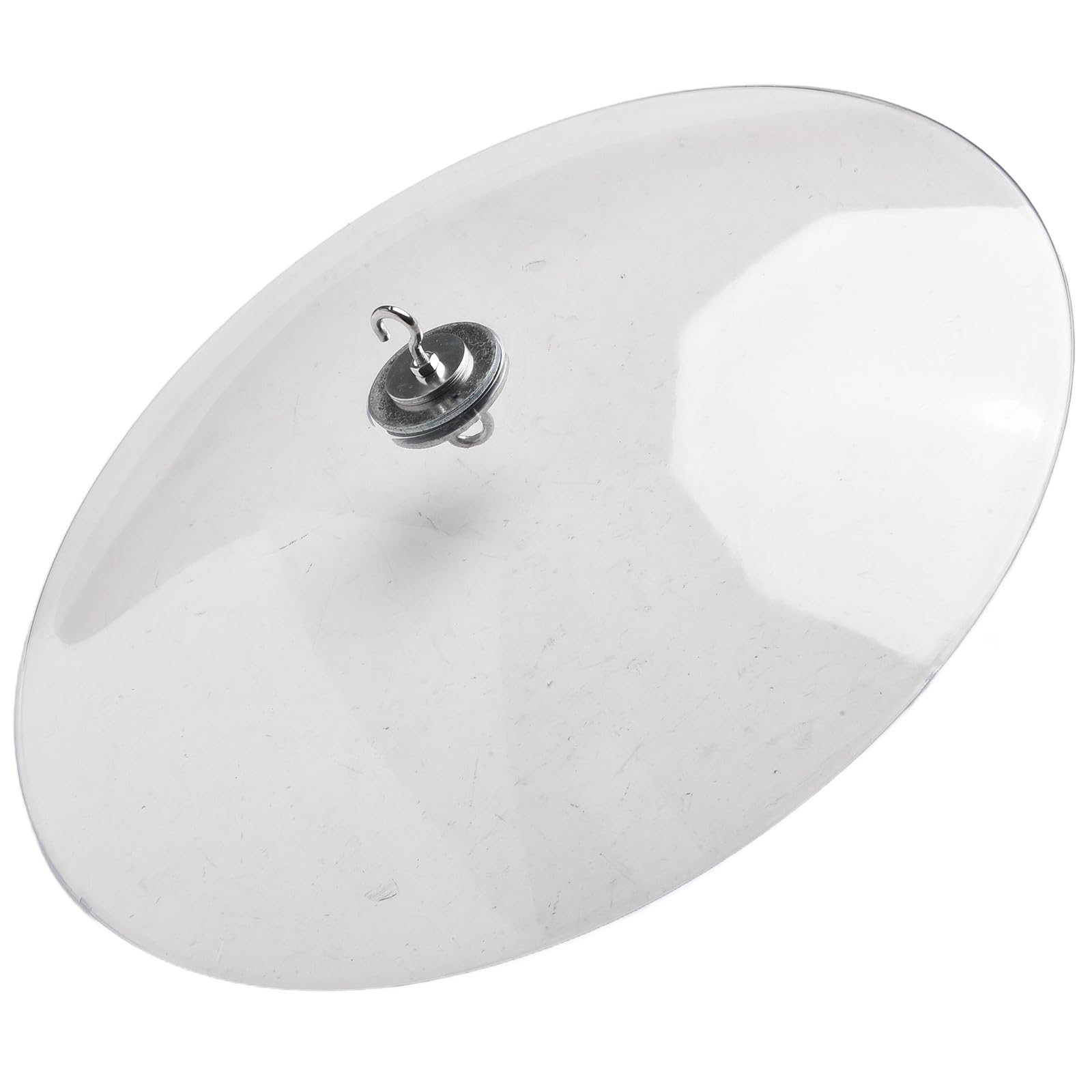 Mangeoires à oiseaux sauvages en plastique transparent pour déflecteur d'écureuil et protection contre les intempéries, 33 cm de diamètre