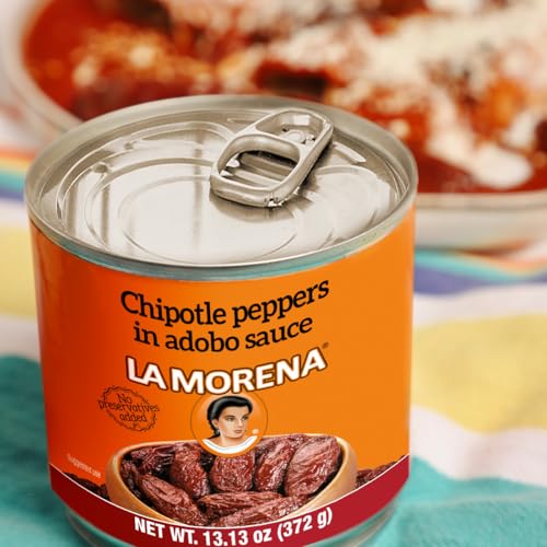 Image of La Morena Chipotle peppers in adobo sauce, 13oz (6 pack) (Packaging may vary)
