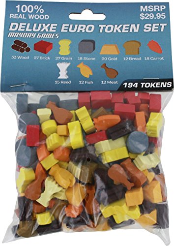Mayday Games Deluxe Euro Token Set