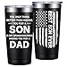 SpenMeta Son Gifts from Mom, Dad - Fathers Day Christmas, Birthday Gifts for Son - 20 Oz to My Sons Tumbler Cup