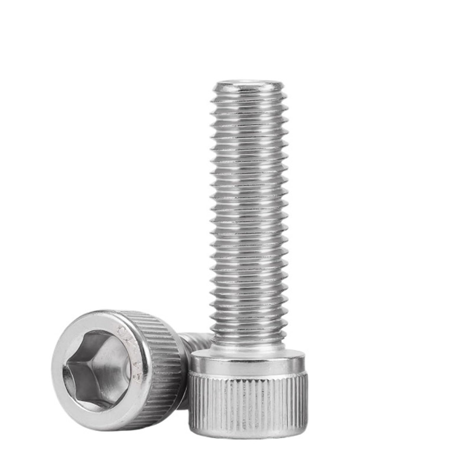 5-10 Sztuk DIN912 M6 M8 Ze Stali Nierdzewnej Sześciokątne Śruby Z Łbem Walcowym Gwint Metryczny(140mm,M8-5Pcs)