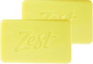 Zest Bar Soap - Lemon Peel and Aloe - Refreshing Scent - Hydrating Body Soap Bar - Gentle, Paraben-Free Formula - Suitable for All Skin Types - 2 pc