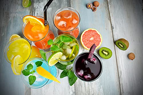 Foto von Sendez 6 Stück Cocktailgläser 480ml Longdrinkgläser Trinkglas Trinkgläser Cocktailglas