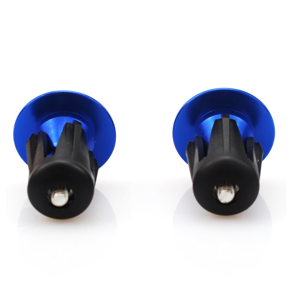 Bouchons De Guidon Vélo Aluminium – Paire Bar Ends VTT / Route / BMX, Embouts Antidérapants, Installation Facile