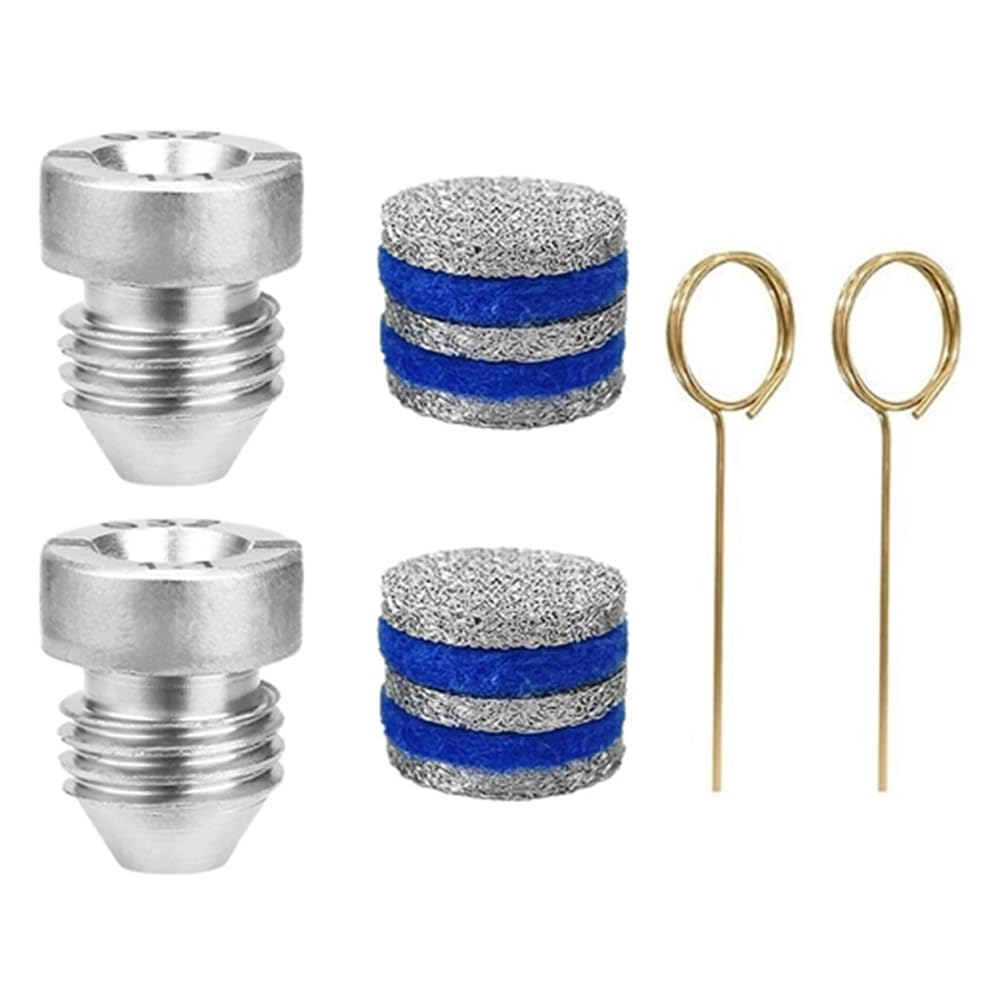 Littimoon 1.1mm Foam Cannon Orifice Nozzle and Foam Maker,Replacement Thread Nozzle Tips and Mesh Filter for Snow Foam