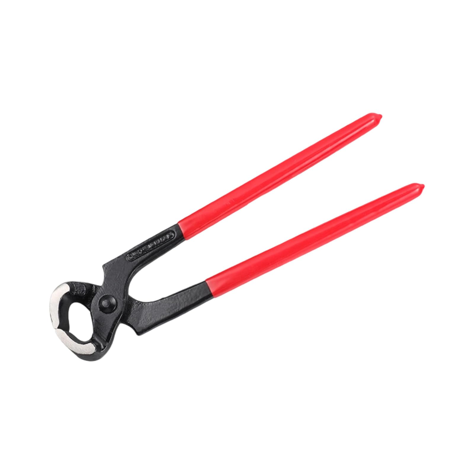 End Cutting Pliers Nippers Puller Plier with Red Handle for Jewelry Making Heavy Duty Tasks Nonslip Handle