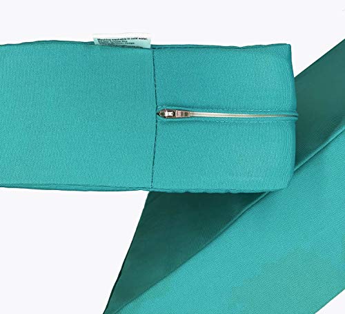 Cozylounge Indoor Outdoor Water Repellent High Uv Resistant Patio Chair Cushion Cover (22"X20"X4" (4 Covers), Serenity Teal) #TOP7