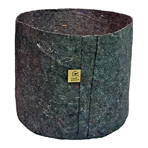 Root Pouch Reusable Fabric Rhizo Pots Grey - 12 Litres Cover