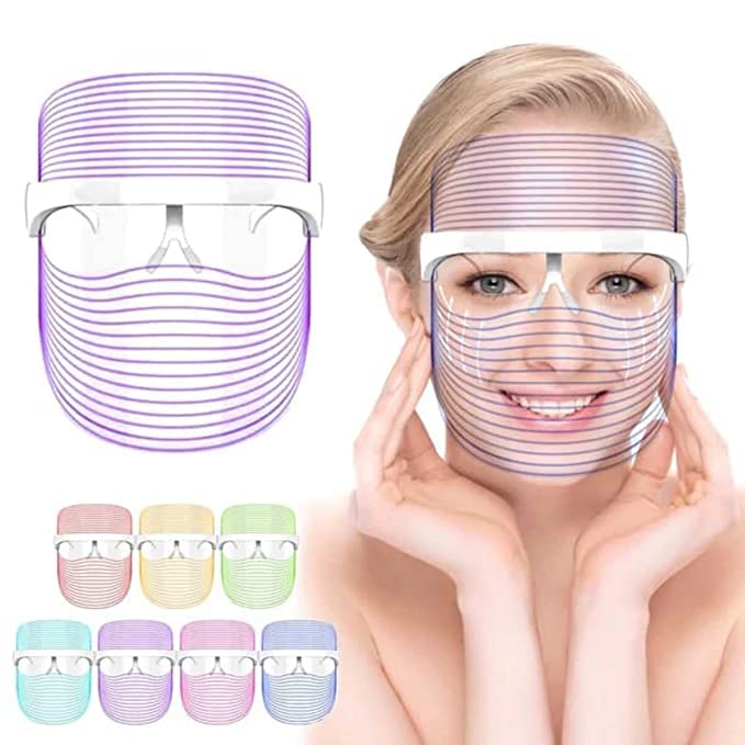 Buy Kitwe 7 in 1 LED Face Mask For Glowing Clean & Clear Skin Anti