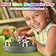 JRD&BS WINL 10-Stück Magnetfigur Kinderspielzeug Mini Mann Magnet Spielzeug für Kinder Magnetspielzeug Magnete für Kinder 3 4 5 6 7 8 9 Jahre Kreativität Lern Spielzeug Für Weihnachten（Klassisch）
