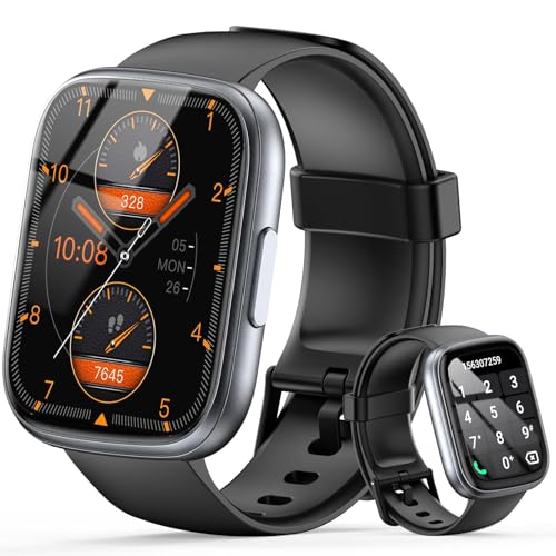 Smart Watch for Men Women, 1.95" Bluetooth 5.3 Calling Touch Fitness Watch with Heart Rate/Sleep/Step Counter, New Smartwatch with 110+ Sports Modes, IP68 Waterproof Activity Tracker for Android iOS