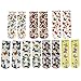 Produktbild KESYOO 7 Paar Damen Casual Socken Schmetterling Print Sommer Kurze Socken Cartoon Niedrig Geschnittene Söckchen Atmungsaktive Crew Dünne Strumpfwaren für Lady Girl