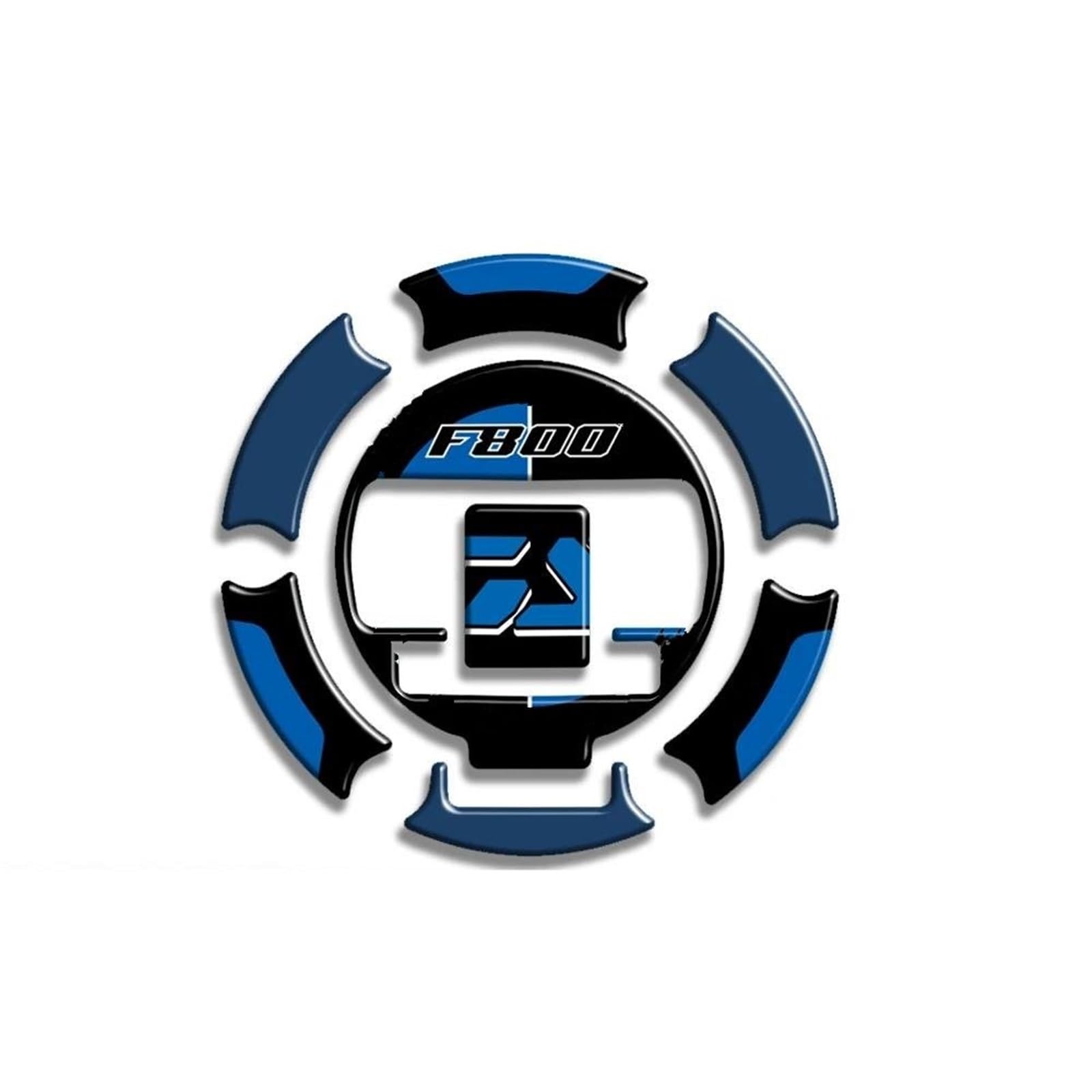 Motorbike Stickers Motorcycle Fuel Tank Cap Sticker for BMW F800GS F800 GS F 800 2025 Gas Cover Protector Decal Decoration Fuel Tank Protection Pads(Color3)