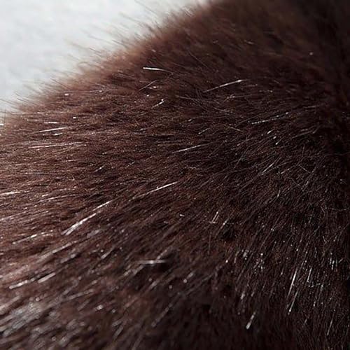 Kids Girls Faux 𝗙𝘂r Jacket Hooded Solid Thick Puffy Plush Coat Winter Windproof Long Sleeve Warm Outerwear4