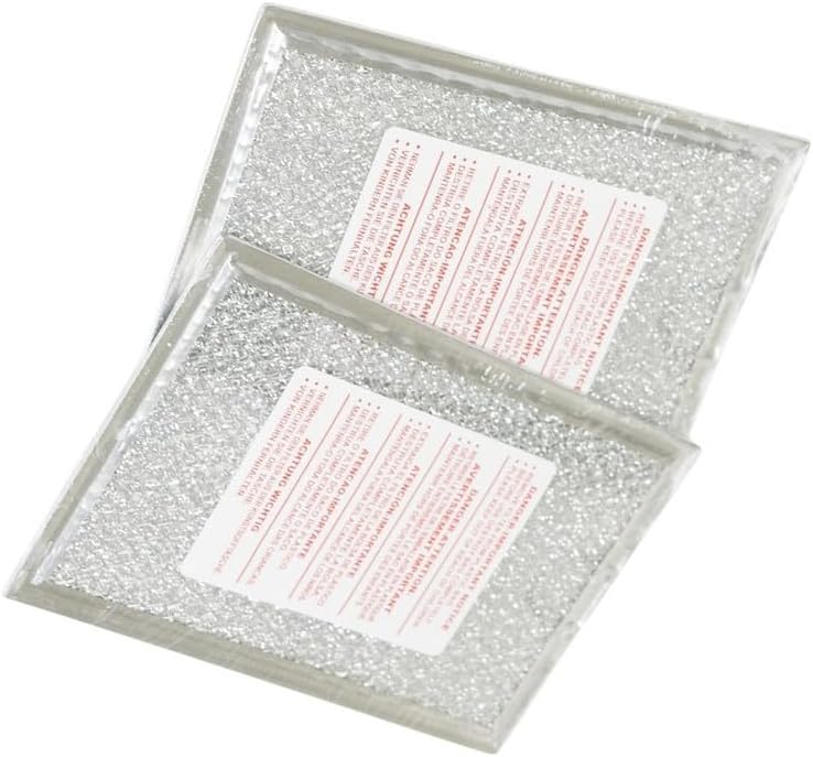 5304509444, 5304478913, 4546226, AP6230599, PS12071287 2 Pack Compatible with Electrolux Frigidaire Microwave Hood Grease Filters 2-pack