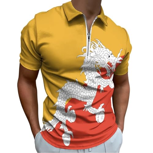 Polo jaune homme coupe slim confortable pour masquer la chaleur