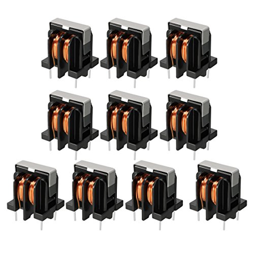 sourcing map 10 Unids Toroide Inductor Magnético Monolayer Alambre Viento Herida 2 mh Inductancia Bobina