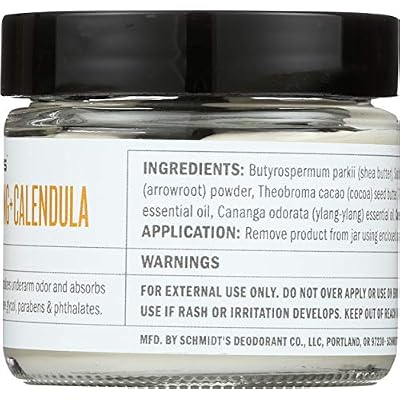 Schmidt's Natural Deodorant, Ylang-Ylang & Calendula, 2 Oz