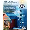 Smart Wireless Water Level Controller with LCD Automatic Pump Control System | Solar-Powered Liquid Level Sensor with 22Ft Cable | Effortless 3000m Remote Control for Tank, Pool, Well & Irrigation