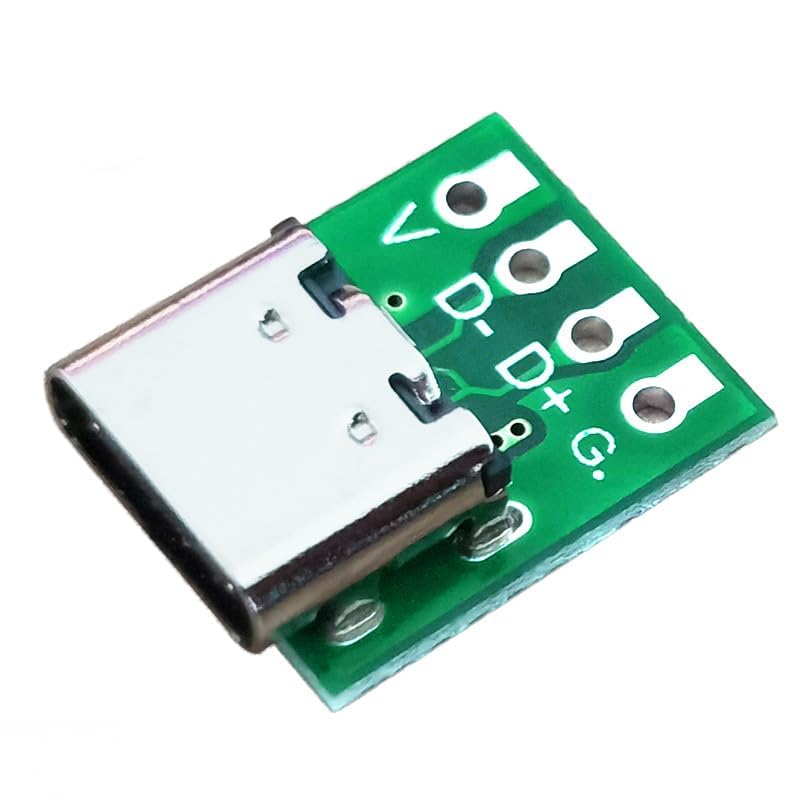 Placa DIY conector USB 3.1 tipo C 10 piezas miniatura 4