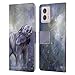 Head Case Designs Officially Licensed Simone Gatterwe Baby Elephant Animals 3 Leather Book Wallet Case Cover Compatible with Motorola Moto G53 5G