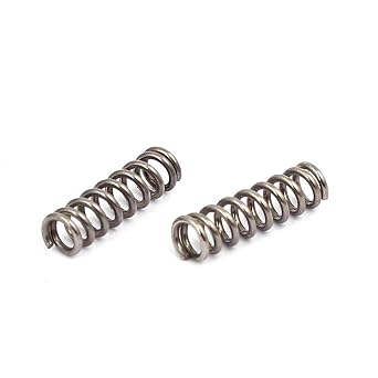 0.5mmx3mmx10mm 304 Stainless Steel Compression Springs Silver Tone 10pcs