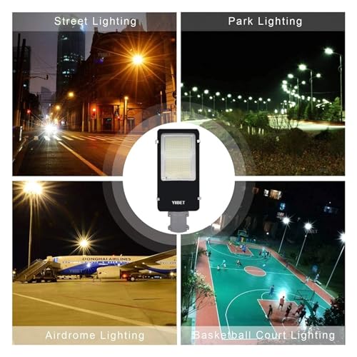Farolas solares LED 200W con control remoto e iluminación de seguridad exterior 7