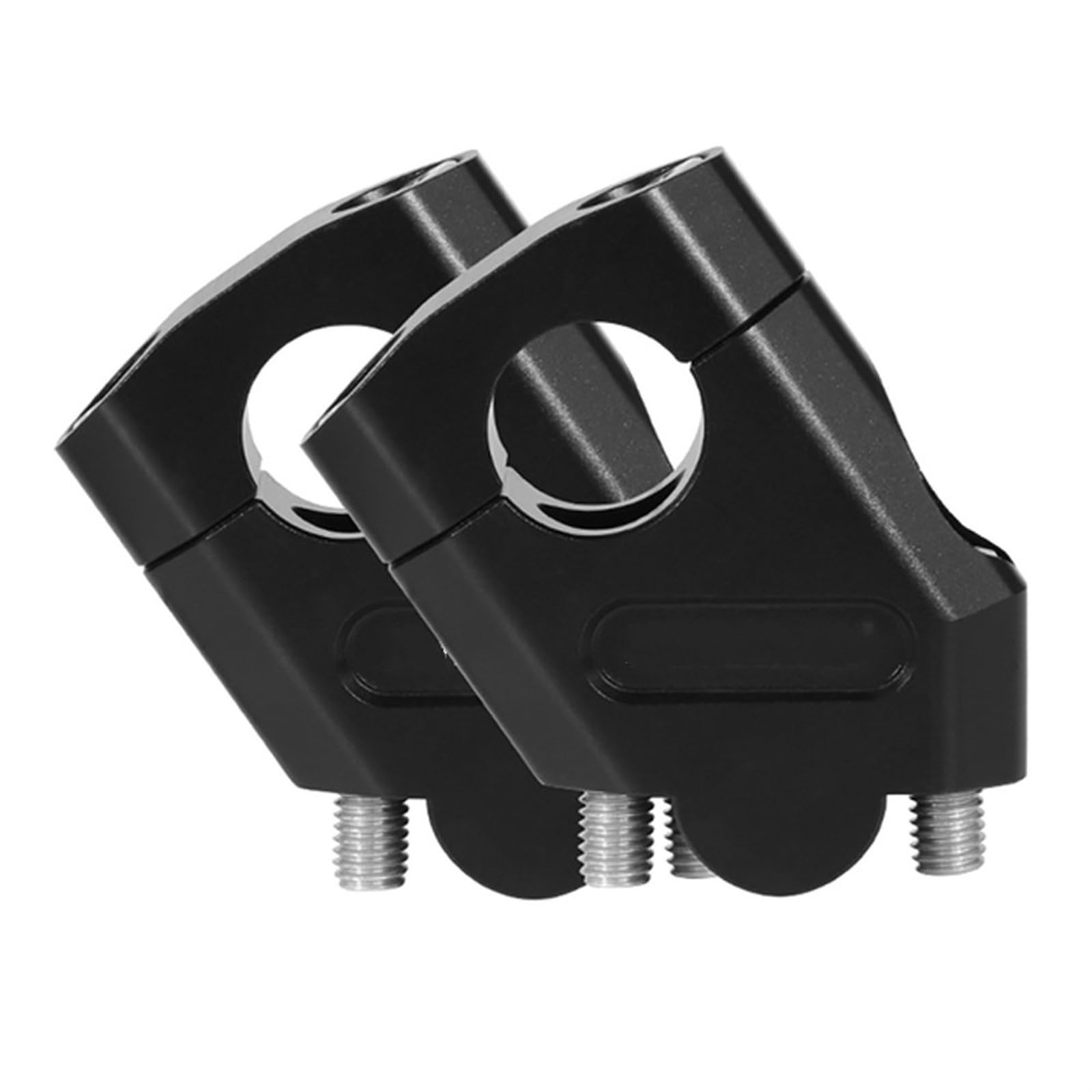 Hinzufügen Einer Höhenvergrößerung 3 Farben Motorrad Lenker Riser Bar Mount Griffklemme 22mm für R1200GS(Schwarz)