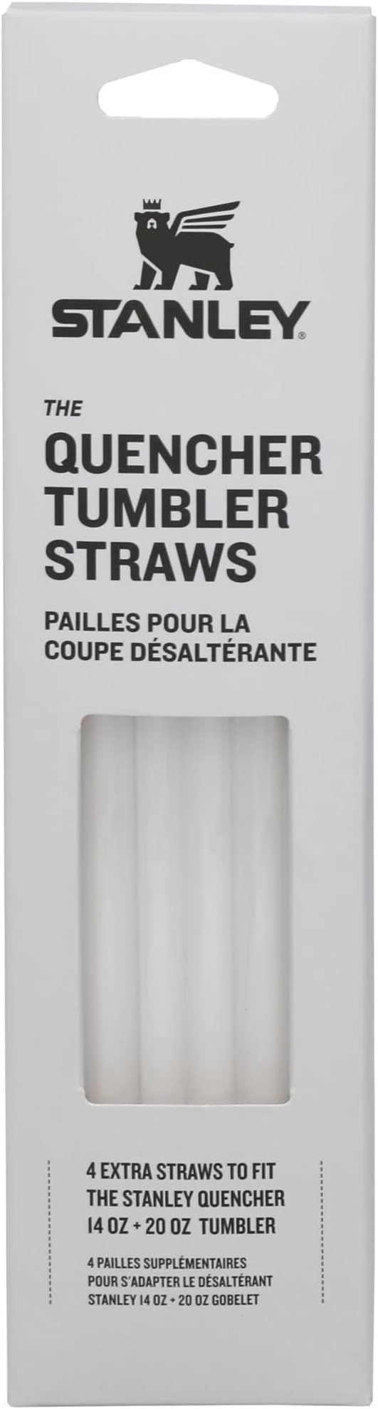 Stanley Quencher Tumbler Straws | Reusable Replacement Straws for Tumbler with Handle | Stainless Steel Drinking Cup Accessory | BPA-Free