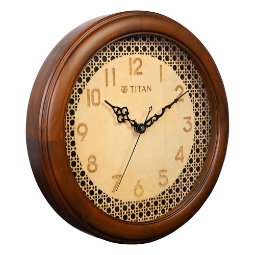 Image of Titan Classic Wooden Wall Clock (35cm x 35cm) W0103WA01
