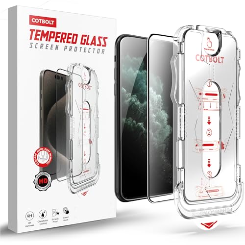 Image of Tempered Glass for iPhone 11 Pro /X /XS [Military Grade Shatterproof & Longest Durable] Screen Protector iPhone 11 Pro /X /XS Tempered Glass Full Coverage