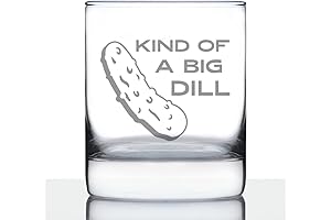 Kind of a Big Dill Pickle Whiskey Rocks Glass: A Zesty Twist on Whisky Enjoyment