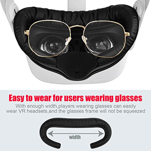 image for TechKen VR Facial Interface and Foam Replacement Set for Oculus Meta Q