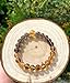 Handmade Genuine Citrine&Smoky Quartz Beads Bracelet, ABUNDANCE GROUNDING STONE Healing Crystals Birthstone Chakra Adjustable Stretch Bangle Cuff Jewelry Gift for Women Men