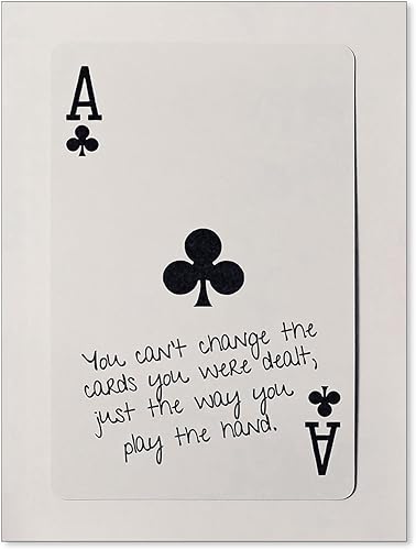 XSCQ Lienzo de póker de Lucky Ace en blanco y negro, divertido y moderno, pósteres de cartas de juego preppy, moderno, minimalista, negro, pintura