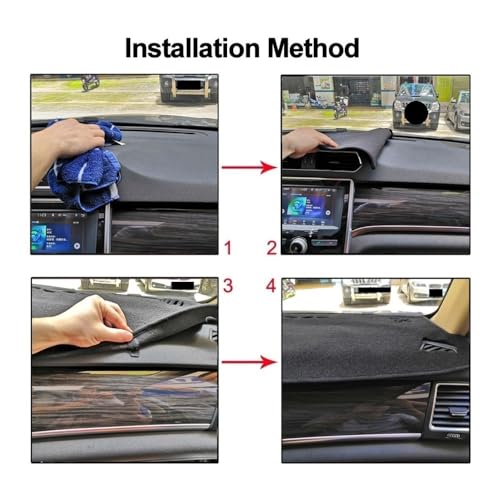 Cubierta de tablero para GT86 y FT86 alfombrilla interior de salpicadero de coche 2012-2019 6